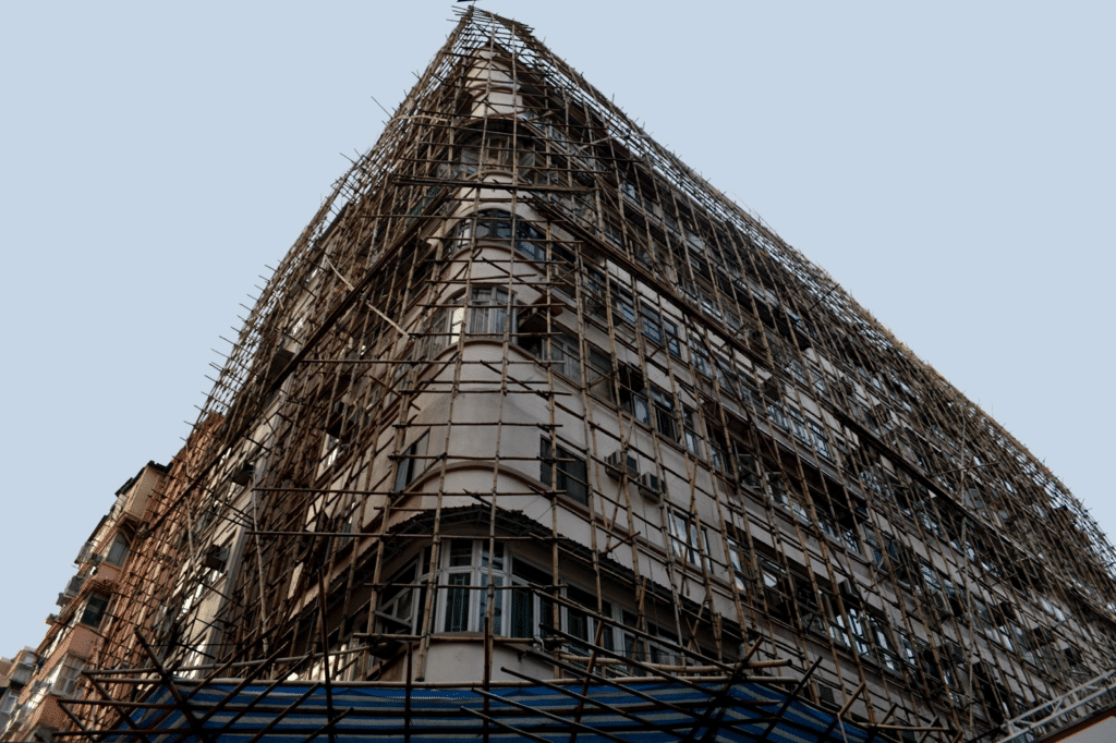 bamboo as scaffolding