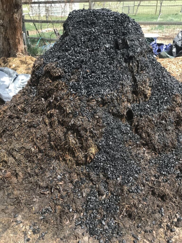 capped biochar