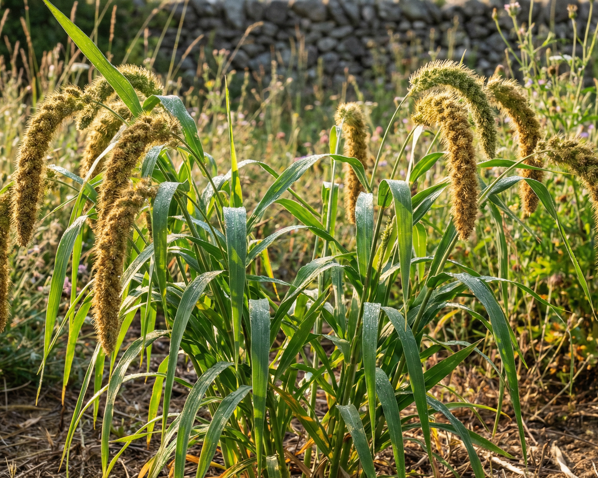 Foxtail grass (bristlegrass)
